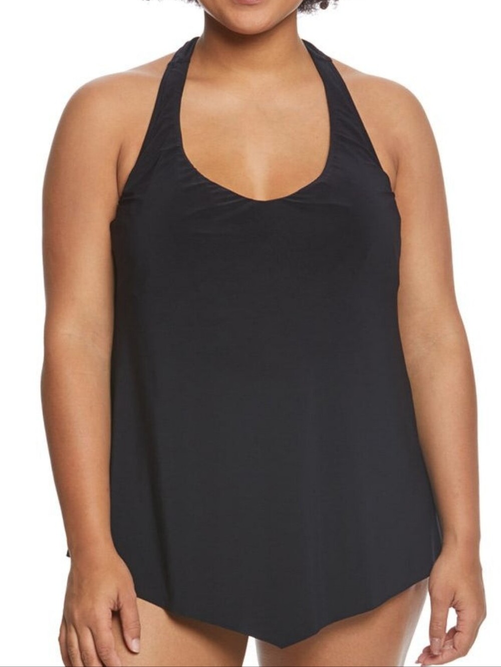 Magicsuit by Miraclesuit Taylor Tankini Top Size 22W Black Swimsuit EUC